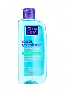 Лосьон Johnson & Johnson Clean&Clear для глубокого очищения лица для чувствительной кожи, 200мл