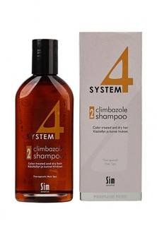 Шампунь Sim Sensitive Терапевтический  № 2  SYSTEM 4 Climbazole Shampoo 2 , 215 мл