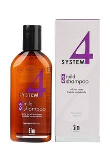 Шампунь Sim Sensitive Терапевтический  № 3 SYSTEM 4 Mild Climbazole Shampoo 3 , 215 мл