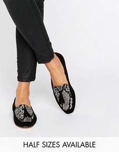 Балетки с кисточками ASOS LAMBETH - Черный