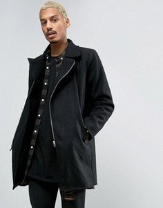 Пальто с добавлением шерсти Criminal Damage Nuckie - Черный