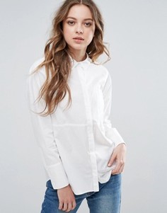 Однотонная рубашка Select Linda - Белый Selected