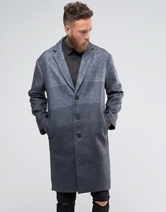 Пальто с градиентной отделкой Rogues of London - Серый