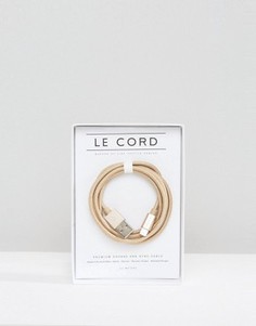 USB-кабель для iPhone золотистого цвета Le Cord - Золотой