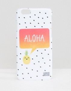 Чехол для iPhone 6 с ананасами Mr Gugu & Miss Go - Белый