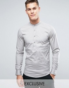 Приталенная рубашка Only & Sons - Серый