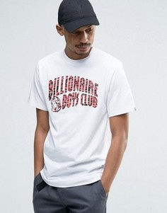Футболка с принтом и логотипом Billionaire Boys Club - Белый