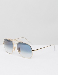 Солнцезащитные очки-авиаторы Ray-Ban General 0RB3561 - Золотой
