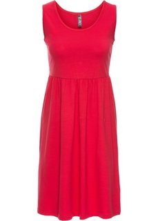 Трикотажное платье (красный) Bonprix