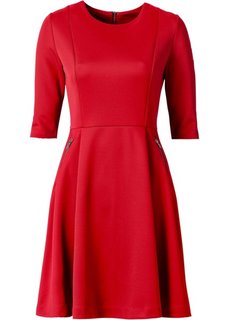 Платье из материала под неопрен (красный) Bonprix