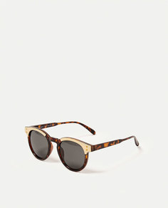 Солнцезащитные очки с отделкой под черепаху Zara
