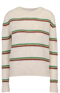 Пуловер прямого кроя в контрастную полоску Isabel Marant Etoile
