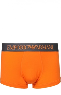 Хлопковые боксеры с широкой резинкой Emporio Armani