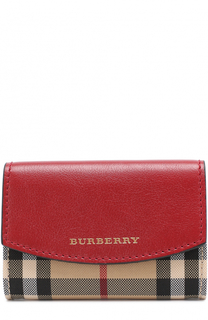 Футляр для кредитных карт из кожи в клетку Horseferry Check Burberry