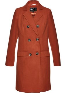Пальто из искусственной шерсти (коричневая ржавчина) Bonprix