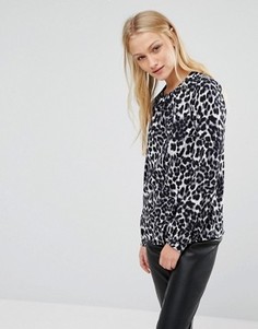 Блузка с леопардовым принтом Newlily - Мульти