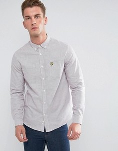 Белая рубашка в клетку Lyle & Scott Tattersal - Белый