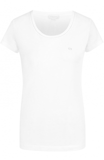 Облегающая футболка с круглым вырезом и логотипом бренда Escada Sport