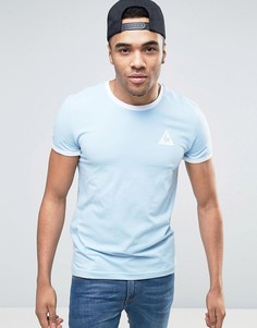 Голубая футболка с контрастной отделкой Le Coq Sportif эксклюзивно для ASOS - Синий