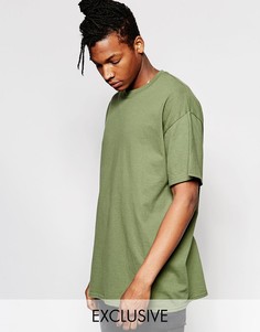 Oversize-футболка Reclaimed Vintage - Зеленый