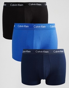 Набор из 3 боксеров‑брифов с заниженной талией Calvin Klein - Мульти