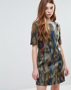 Цельнокройное платье с абстрактным принтом Lavand - Мульти
