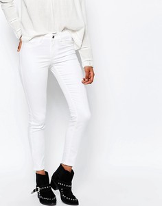 Укороченные джинсы скинни Vila - Белый