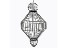 Декоративный подвесной элемент «фонарь №2» (object desire) черный 46 см.