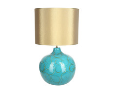 Настольная лампа (farol) голубой 38.0x67.0 см.