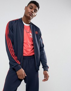 Темно-синяя спортивная куртка adidas Originals Superstar BS2659 - Темно-синий