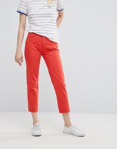 Укороченные джинсы прямого кроя Wrangler - Красный