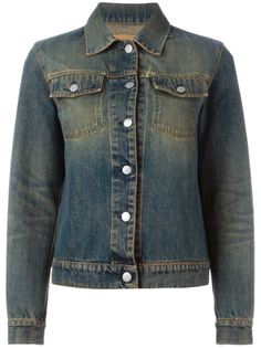 джинсовая куртка с линялым эффектом Helmut Lang Vintage