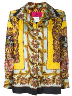 блузка с принтом в стиле "барокко" Christian Lacroix Vintage