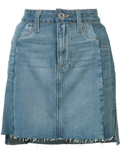 джинсовая юбка с необработанным подолом Paige