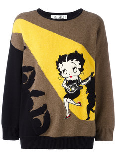 свитер с аппликацией Betty Boop Jc De Castelbajac Vintage