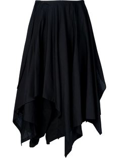 многослойная юбка асимметричного кроя Yohji Yamamoto