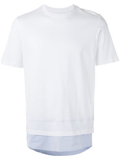 футболка с контрастным подолом Oamc