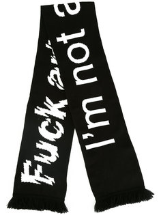 шарф с принтом-логотипом F.A.M.T.