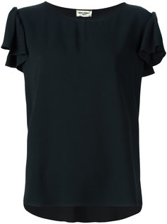 блузка с вырезом замочная скважина Saint Laurent