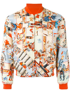 двусторонняя куртка-бомбер  Hermès Vintage