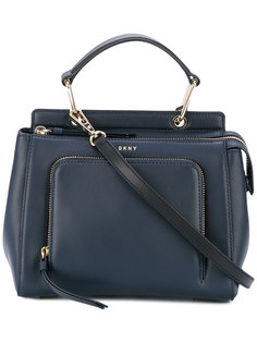 миниатюрная сумка с карманом на молнии DKNY