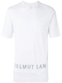футболка с логотипом Helmut Lang