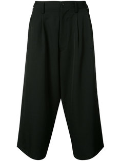 укороченные широкие брюки Yohji Yamamoto