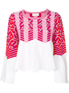 zig-zag instarsia sweater Peter Pilotto