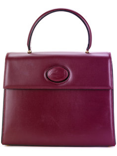 сумка с тисненым логотипом  Cartier Vintage