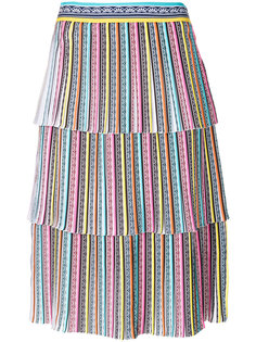 rainbow tiered midi skirt Mary Katrantzou