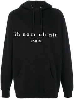 logo print hoodie Ih Nom Uh Nit