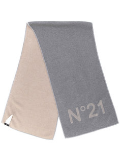 шарф с вышитым логотипом Nº21