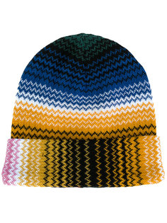 zigzag knitted beanie Missoni