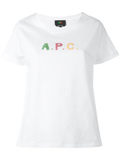 футболка с логотипом A.P.C.